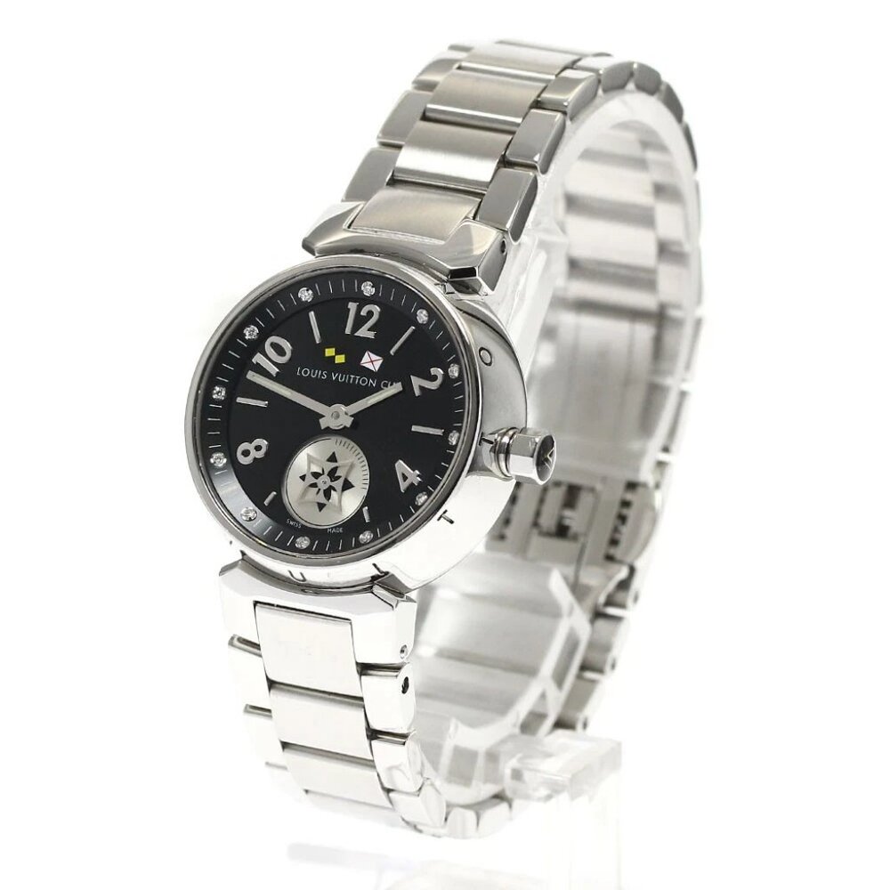 LOUIS VUITTON Tambour Lovely Cup 12P diamond Quartz Ladies Watch - Picture 3 of 7